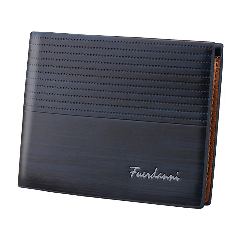 New Vintage Men Leather Wallet Short Slim Male Purses Money Credit Card Holders Men Wallet Money Bag