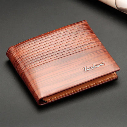 New Vintage Men Leather Wallet Short Slim Male Purses Money Credit Card Holders Men Wallet Money Bag