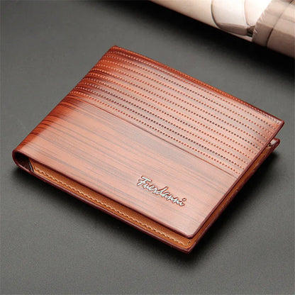 New Vintage Men Leather Wallet Short Slim Male Purses Money Credit Card Holders Men Wallet Money Bag