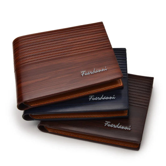 New Vintage Men Leather Wallet Short Slim Male Purses Money Credit Card Holders Men Wallet Money Bag